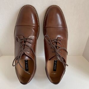 Parker & Sky Brown Cap Toe Oxfords Style with Lace-Up Closure 12M